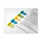 Post-it Flags 1 in. "Sign Here" Arrow Message Page Flags - Yellow (50-Flags/Dispenser, 2-Dispensers/Pack)